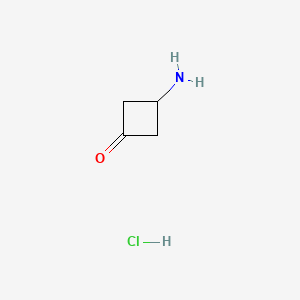 3-aminocyclobutan-1-one;hydrochloride CAS 1035374-20-9