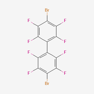 1-bromo-4-(4-bromo-2,3,5,6-tetrafluorophenyl)-2,3,5,6-tetrafluorobenzene CAS 10386-84-2