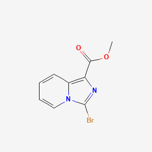 methyl 3-bromoimidazo[1,5-a]pyridine-1-carboxylate CAS 1039357-00-0