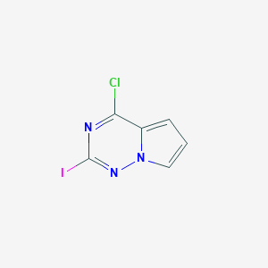 4-chloro-2-iodopyrrolo[2,1-f][1,2,4]triazine CAS 1039364-45-8