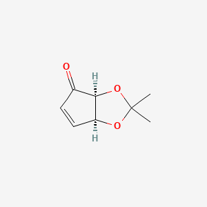 (3aS,6aS)-2,2-dimethyl-3a,6a-dihydrocyclopenta[d][1,3]dioxol-4-one CAS 104010-72-2
