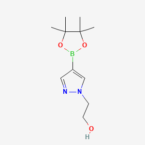 2-[4-(4,4,5,5-tetramethyl-1,3,2-dioxaborolan-2-yl)pyrazol-1-yl]ethanol CAS 1040377-08-9