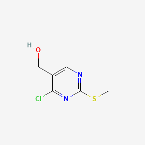 (4-chloro-2-methylsulfanylpyrimidin-5-yl)methanol CAS 1044145-59-6