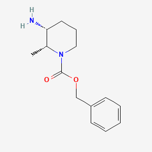 benzyl (2R,3R)-3-amino-2-methylpiperidine-1-carboxylate CAS 1044641-49-7