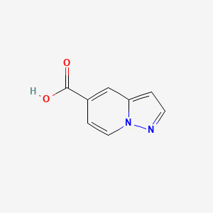 pyrazolo[1,5-a]pyridine-5-carboxylic acid CAS 104468-87-3