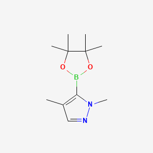 1,4-dimethyl-5-(4,4,5,5-tetramethyl-1,3,2-dioxaborolan-2-yl)pyrazole CAS 1047644-76-7
