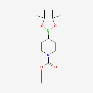 tert-butyl 4-(4,4,5,5-tetramethyl-1,3,2-dioxaborolan-2-yl)piperidine-1-carboxylate CAS 1048970-17-7