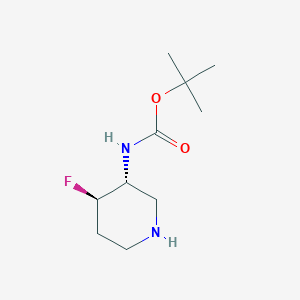 tert-butyl N-[(3R,4R)-4-fluoropiperidin-3-yl]carbamate CAS 1052713-47-9