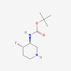 tert-butyl N-[(3S,4S)-4-fluoropiperidin-3-yl]carbamate CAS 1052713-48-0