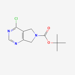 tert-butyl 4-chloro-5,7-dihydropyrrolo[3,4-d]pyrimidine-6-carboxylate CAS 1053657-15-0