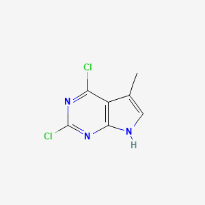 2,4-dichloro-5-methyl-7H-pyrrolo[2,3-d]pyrimidine CAS 1060815-86-2