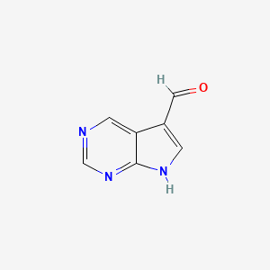 7H-pyrrolo[2,3-d]pyrimidine-5-carbaldehyde CAS 1060815-89-5