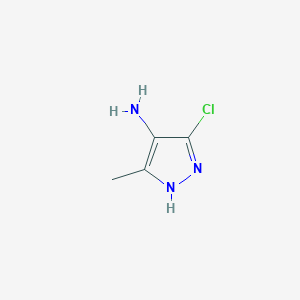 3-chloro-5-methyl-1H-pyrazol-4-amine CAS 1064687-15-5