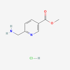 methyl 6-(aminomethyl)pyridine-3-carboxylate;hydrochloride CAS 1072438-56-2