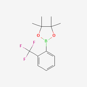 4,4,5,5-tetramethyl-2-[2-(trifluoromethyl)phenyl]-1,3,2-dioxaborolane CAS 1073339-21-5