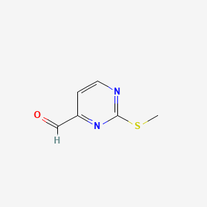 2-methylsulfanylpyrimidine-4-carbaldehyde CAS 1074-68-6