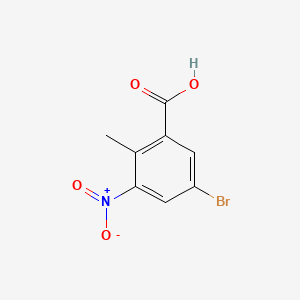 5-bromo-2-methyl-3-nitrobenzoic acid CAS 107650-20-4