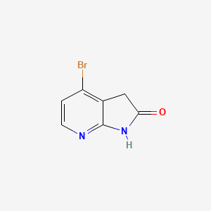 4-bromo-1,3-dihydropyrrolo[2,3-b]pyridin-2-one CAS 1086064-49-4