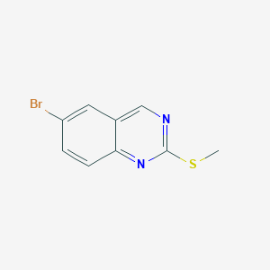6-bromo-2-methylsulfanylquinazoline CAS 1086385-16-1