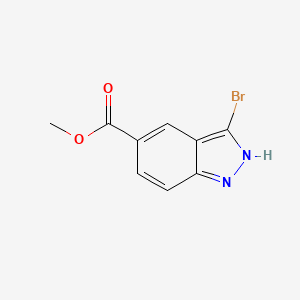 methyl 3-bromo-2H-indazole-5-carboxylate CAS 1086391-06-1