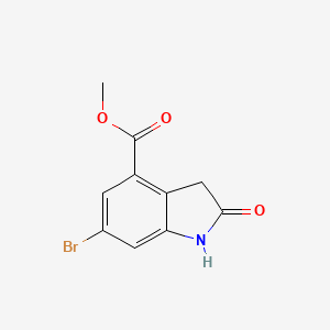 methyl 6-bromo-2-oxo-1,3-dihydroindole-4-carboxylate CAS 1090903-69-7