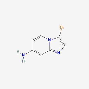 3-bromoimidazo[1,2-a]pyridin-7-amine CAS 1092352-46-9