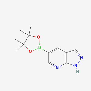 5-(4,4,5,5-tetramethyl-1,3,2-dioxaborolan-2-yl)-1H-pyrazolo[5,4-b]pyridine CAS 1093819-50-1