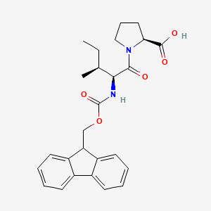 (2S)-1-[(2S,3S)-2-(9H-fluoren-9-ylmethoxycarbonylamino)-3-methylpentanoyl]pyrrolidine-2-carboxylic acid CAS 109425-47-0