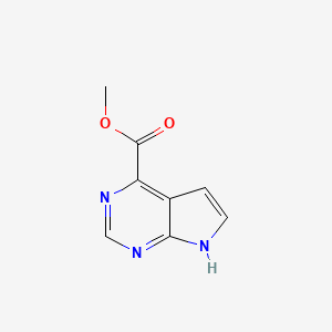 methyl 7H-pyrrolo[2,3-d]pyrimidine-4-carboxylate CAS 1095822-17-5