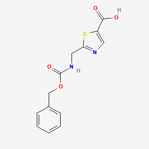 2-(phenylmethoxycarbonylaminomethyl)-1,3-thiazole-5-carboxylic acid CAS 1095823-37-2