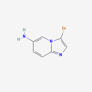 3-bromoimidazo[1,2-a]pyridin-6-amine CAS 1099621-14-3