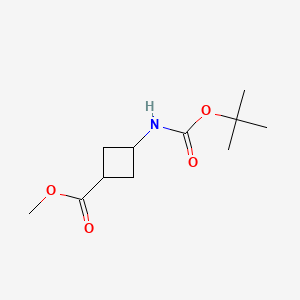 methyl 3-[(2-methylpropan-2-yl)oxycarbonylamino]cyclobutane-1-carboxylate CAS 1101173-77-6