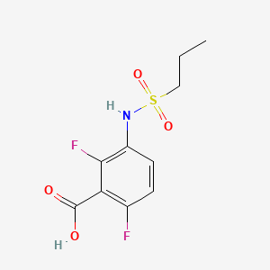2,6-difluoro-3-(propylsulfonylamino)benzoic acid CAS 1103234-56-5