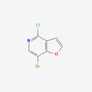 7-bromo-4-chlorofuro[3,2-c]pyridine CAS 1105187-43-6