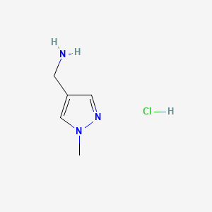 (1-methylpyrazol-4-yl)methanamine;hydrochloride CAS 1107601-70-6