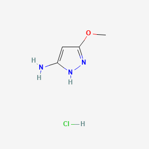 3-methoxy-1H-pyrazol-5-amine;hydrochloride CAS 110884-53-2