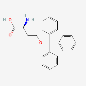 (2S)-2-amino-4-trityloxybutanoic acid CAS 111061-53-1