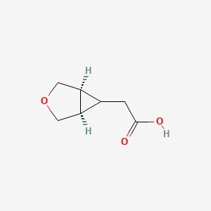 2-[(1S,5R)-3-oxabicyclo[3.1.0]hexan-6-yl]acetic acid CAS 1110650-68-4