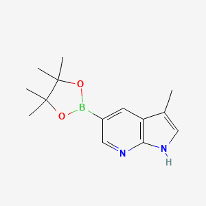 3-methyl-5-(4,4,5,5-tetramethyl-1,3,2-dioxaborolan-2-yl)-1H-pyrrolo[2,3-b]pyridine CAS 1111637-95-6