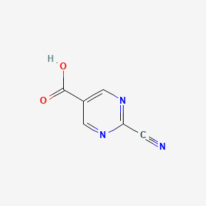 2-cyanopyrimidine-5-carboxylic acid CAS 1115962-72-5