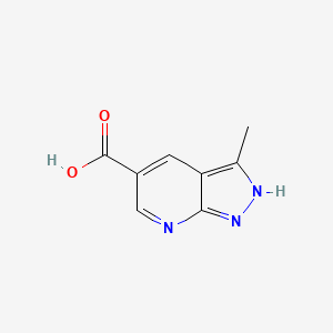 3-methyl-2H-pyrazolo[3,4-b]pyridine-5-carboxylic acid CAS 1118787-14-6