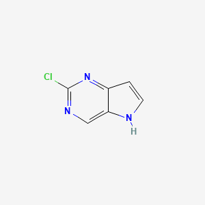 2-chloro-5H-pyrrolo[3,2-d]pyrimidine CAS 1119280-66-8