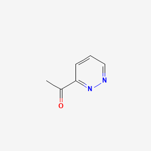1-pyridazin-3-ylethanone CAS 1122-63-0