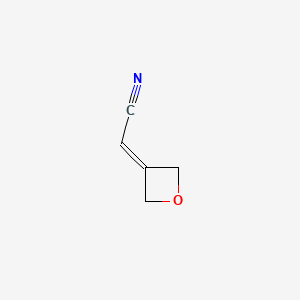 2-(oxetan-3-ylidene)acetonitrile CAS 1123787-67-6