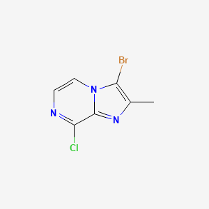3-bromo-8-chloro-2-methylimidazo[1,2-a]pyrazine CAS 1124321-36-3