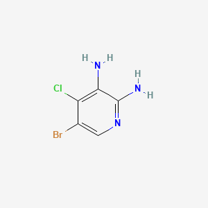 5-bromo-4-chloropyridine-2,3-diamine CAS 1131604-99-3