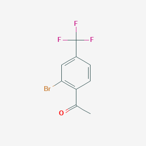 1-[2-bromo-4-(trifluoromethyl)phenyl]ethanone CAS 1131605-31-6
