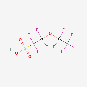 1,1,2,2-tetrafluoro-2-(1,1,2,2,2-pentafluoroethoxy)ethanesulfonic acid CAS 113507-82-7