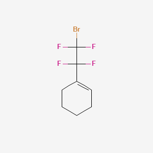 1-(2-bromo-1,1,2,2-tetrafluoroethyl)cyclohexene CAS 113688-49-6