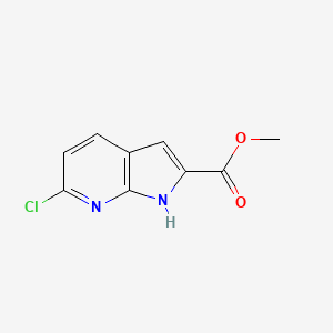 methyl 6-chloro-1H-pyrrolo[2,3-b]pyridine-2-carboxylate CAS 1140512-58-8
